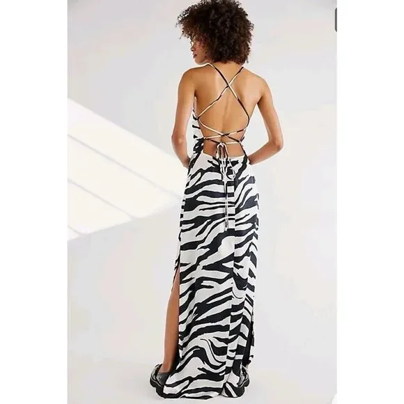 chinese dress ladies Open Back Maxi Dress  Fern & Moon